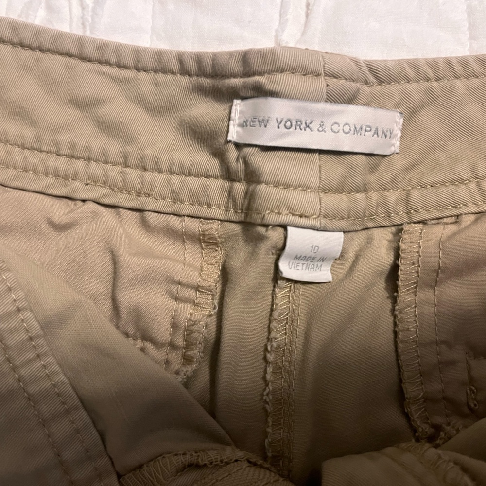 New York & Company Khaki Trousers